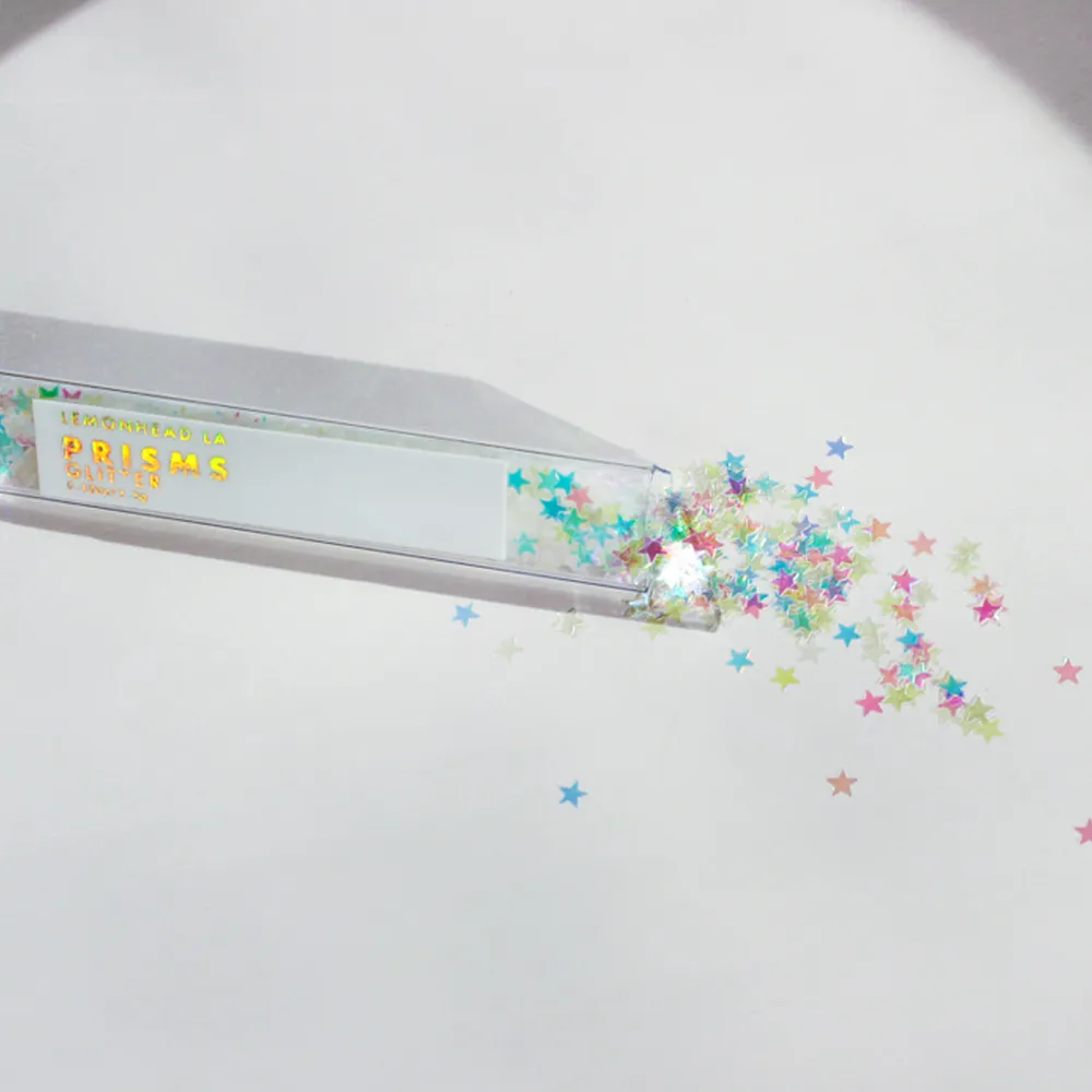 Lemonhead White Rainbow Stars Prisms