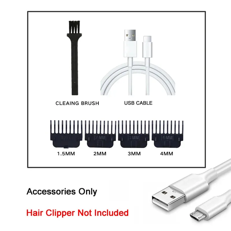 Men's Electric Hair Clippers with Beard Trimmer
