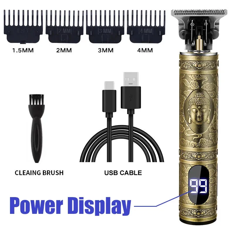 Men's Electric Hair Clippers with Beard Trimmer