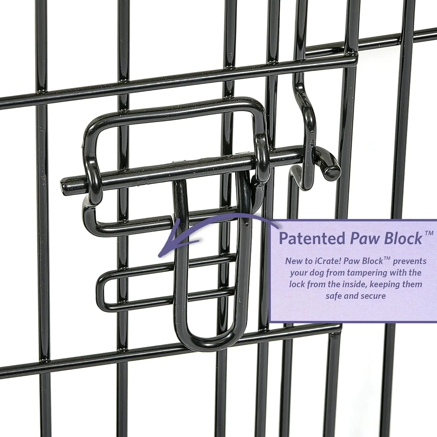 MidWest Homes for Pets Newly Enhanced Single & Double Door iCrate Dog Crate, Includes Leak-Proof Pan, Floor Protecting Feet, Divider Panel & New Patented Features