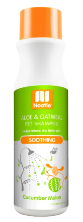 Nootie Soothing Aloe & Oatmeal Cucumber Melon Shampoo for Dogs (16-oz)