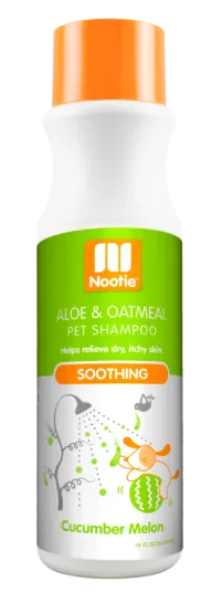 Nootie Soothing Aloe & Oatmeal Cucumber Melon Shampoo for Dogs (16-oz)