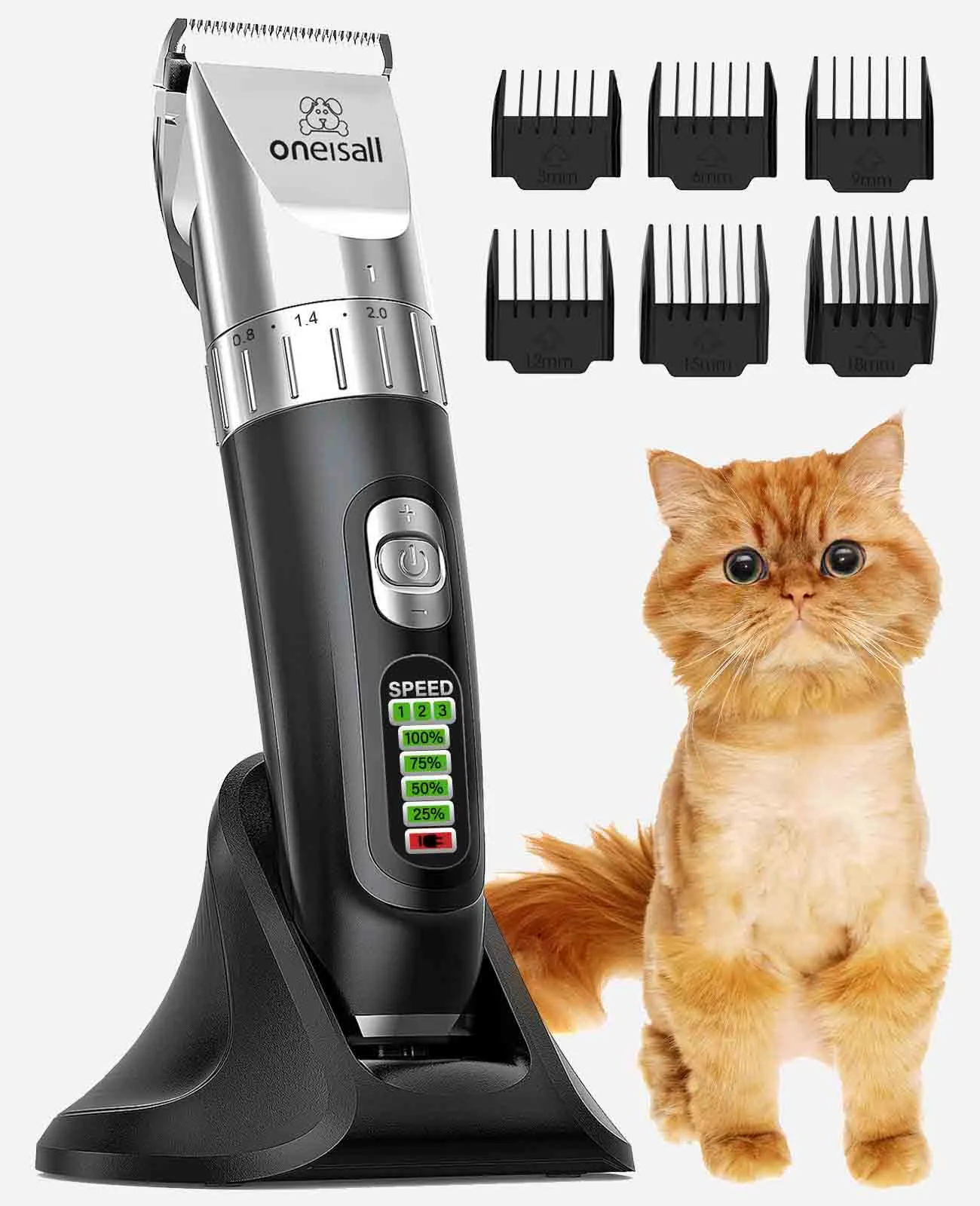 Oneisall A11 Cordless Cat Clippers