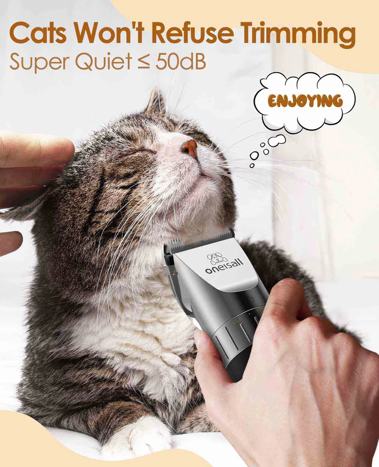 Oneisall A11 Cordless Cat Clippers