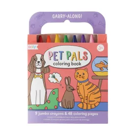 Ooly Carry Along Pet Pals Colouring Book Travel Toys Stationary Art and craft for kids 3yrs 