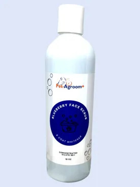 Pet-Agroom  Blueberry Face Scrub & Coat Whitener 32:1 Shampoo - 16 oz