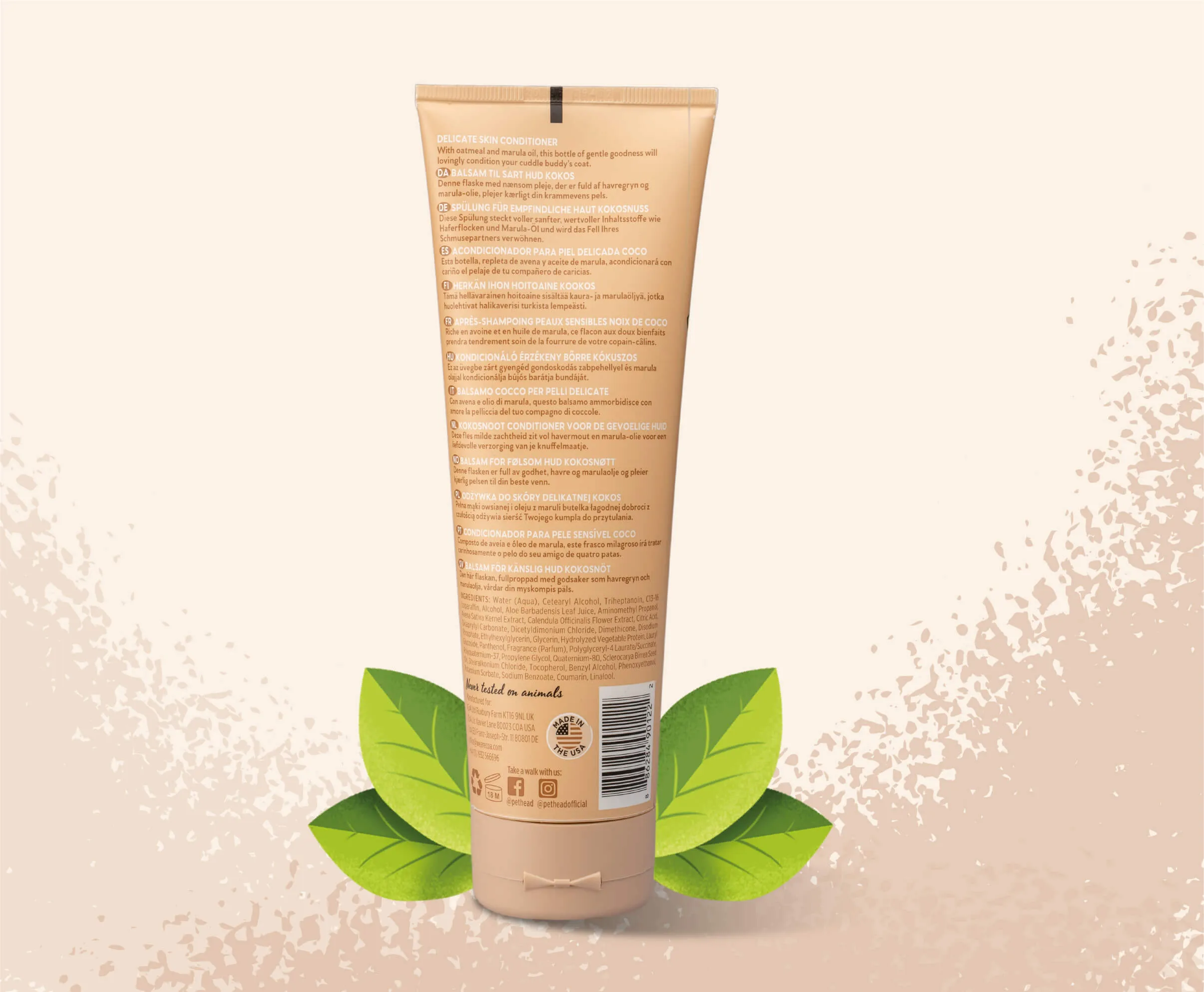 Pet Head Sensitive Soul Delicate Skin Coconut Conditioner
