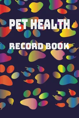 Pet Health Record Book Paperback  August 19, 2024