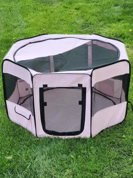 Portable Pet Playpen 45 * 45 * 22" Premium Large Size Puppy Kennel - Best for Small and Medium Size Dogs and Cats - Simple Folding Design for Easy Storage