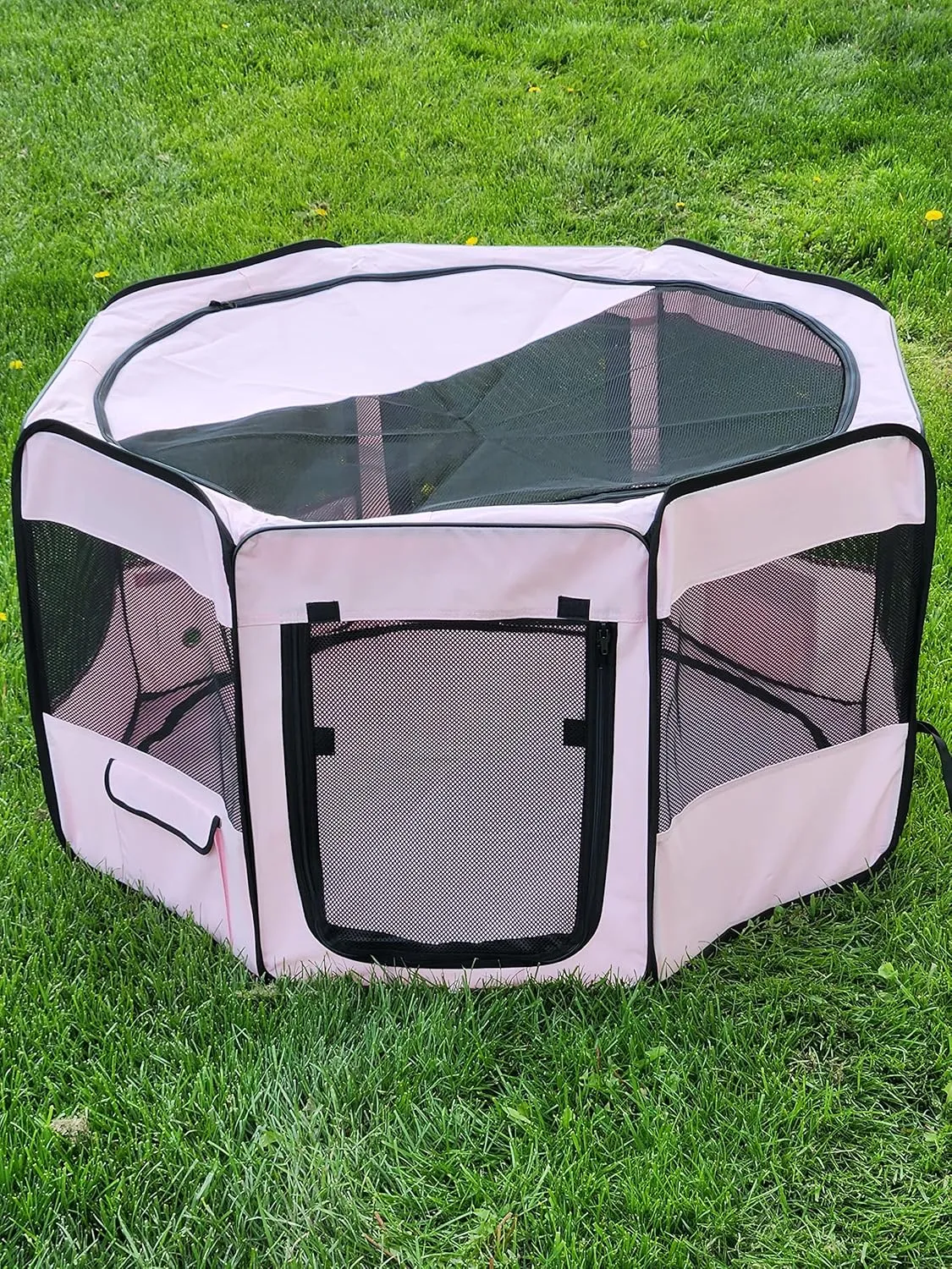 Portable Pet Playpen 45 * 45 * 22" Premium Large Size Puppy Kennel - Best for Small and Medium Size Dogs and Cats - Simple Folding Design for Easy Storage