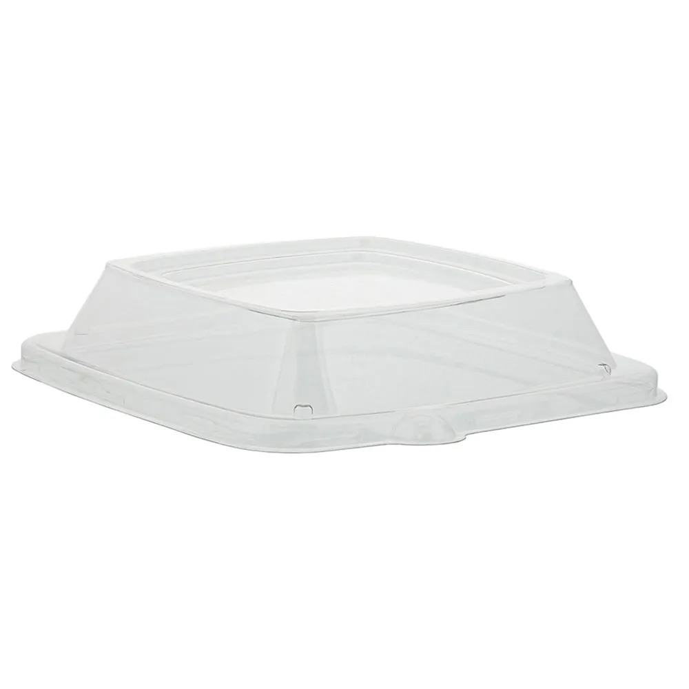 PrimeWare Clear Lid for 24 & 32oz. Square Tan Bowls