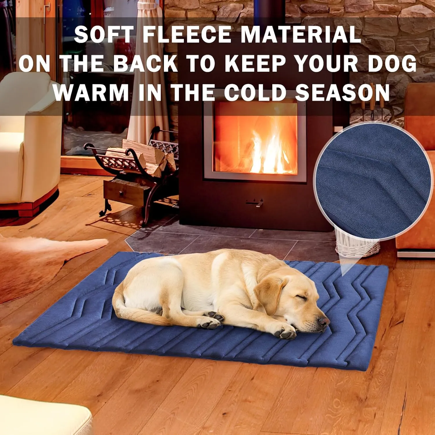 SCENEREAL Dog Cooling Mat for Crate, Thicken Self-Cooling Dog Pad Reversible (Cool & Warm), 36"x23" Pet Cool Bed for M Large XL Dogs,Kennel Sofa Mats Machine Washable, Durable Non-Toxic Gel, Outdoor