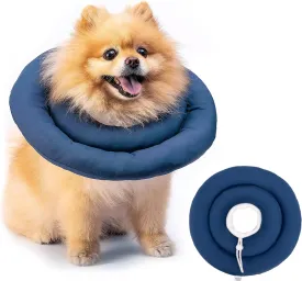 Soft Dog Cones, Recovery Dog Donut Collar After Surgery- Cone of Shame Alternative, Pet Elizabethan E-Collar Anti-Bite Lick Wound Healing Adjustable for Small Large Medium Dogs