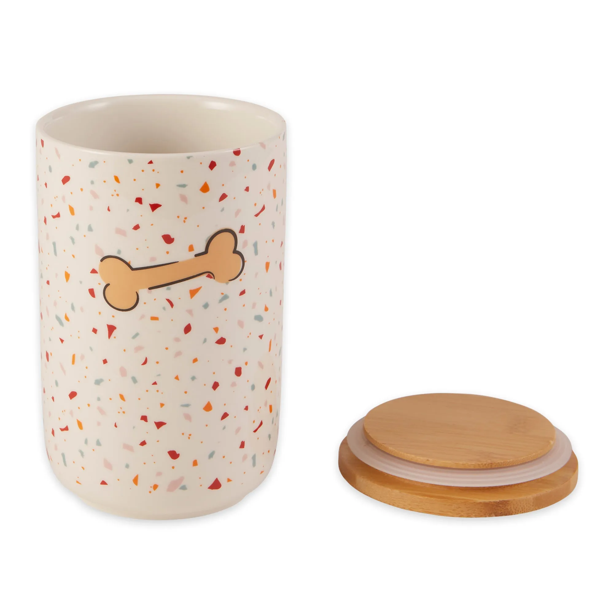 Terrazzo Pet Treat Canister - 4.5 Cup Capacity