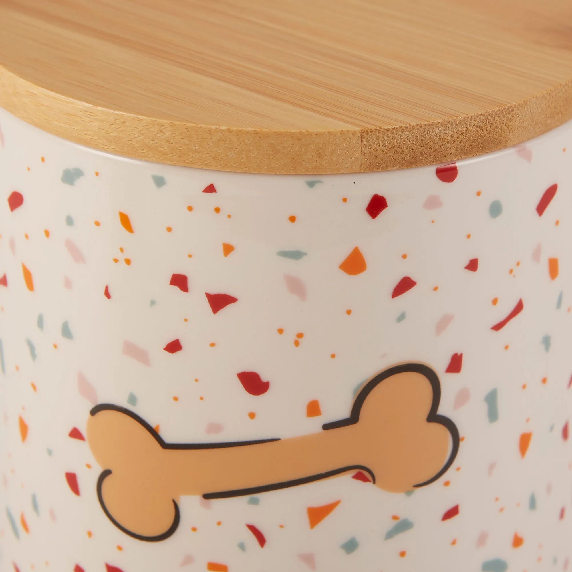 Terrazzo Pet Treat Canister - 4.5 Cup Capacity
