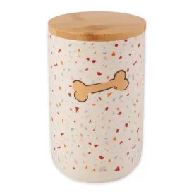 Terrazzo Pet Treat Canister - 4.5 Cup Capacity