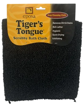 Tiger's Tongue Scrubby Bath Cloth