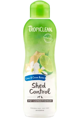TropiClean Lime & Cocoa Butter Shed Control Conditioner for Pets