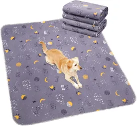 UPSKY Washable Pee Pads for Dogs 2 Pack 36 x 48 Reusable Puppy Pads Waterproof Pet Training Pads, Non-Slip Dog Mats Fast Absorbent Whelping Pads for Playpen, Potty, Crate, Bed